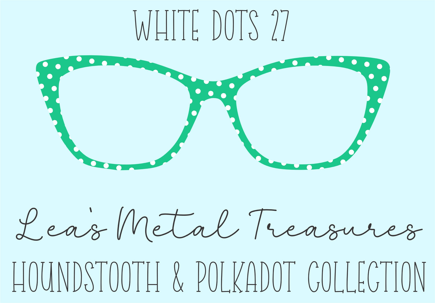 White Dots 27 • Magnetic Eyeglasses Toppers