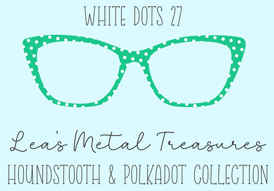 White Dots 27 • Magnetic Eyeglasses Toppers