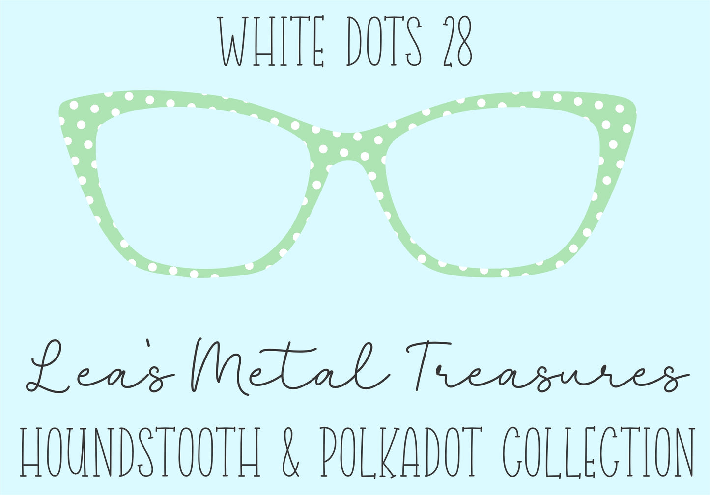 White Dots 28 • Magnetic Eyeglasses Toppers