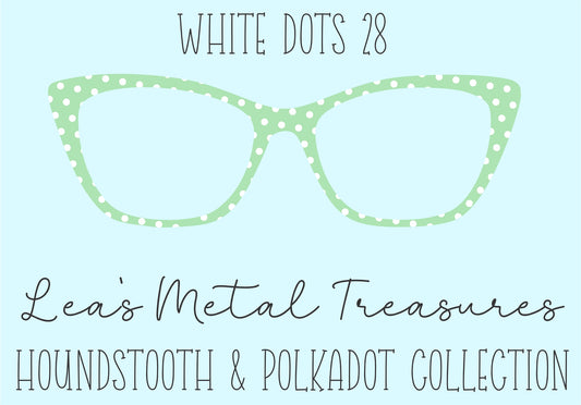 White Dots 28 • Magnetic Eyeglasses Toppers