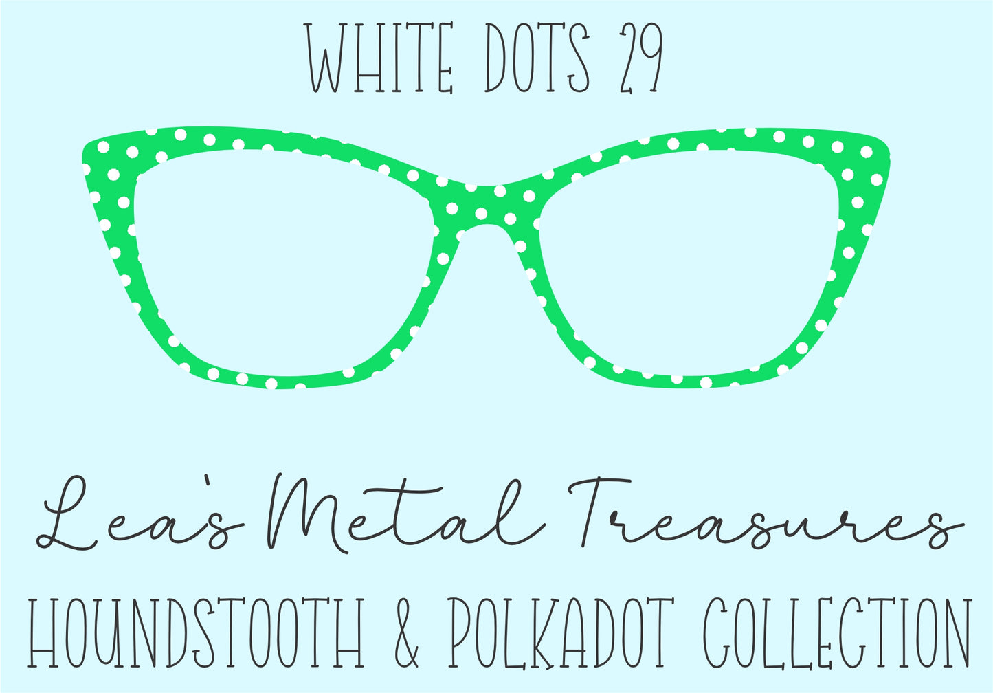 White Dots 29 • Magnetic Eyeglasses Toppers