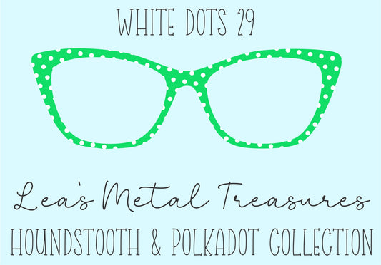 White Dots 29 • Magnetic Eyeglasses Toppers