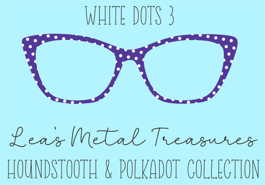 White Dots 3 • Magnetic Eyeglasses Toppers