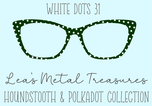 White Dots 31 • Magnetic Eyeglasses Toppers