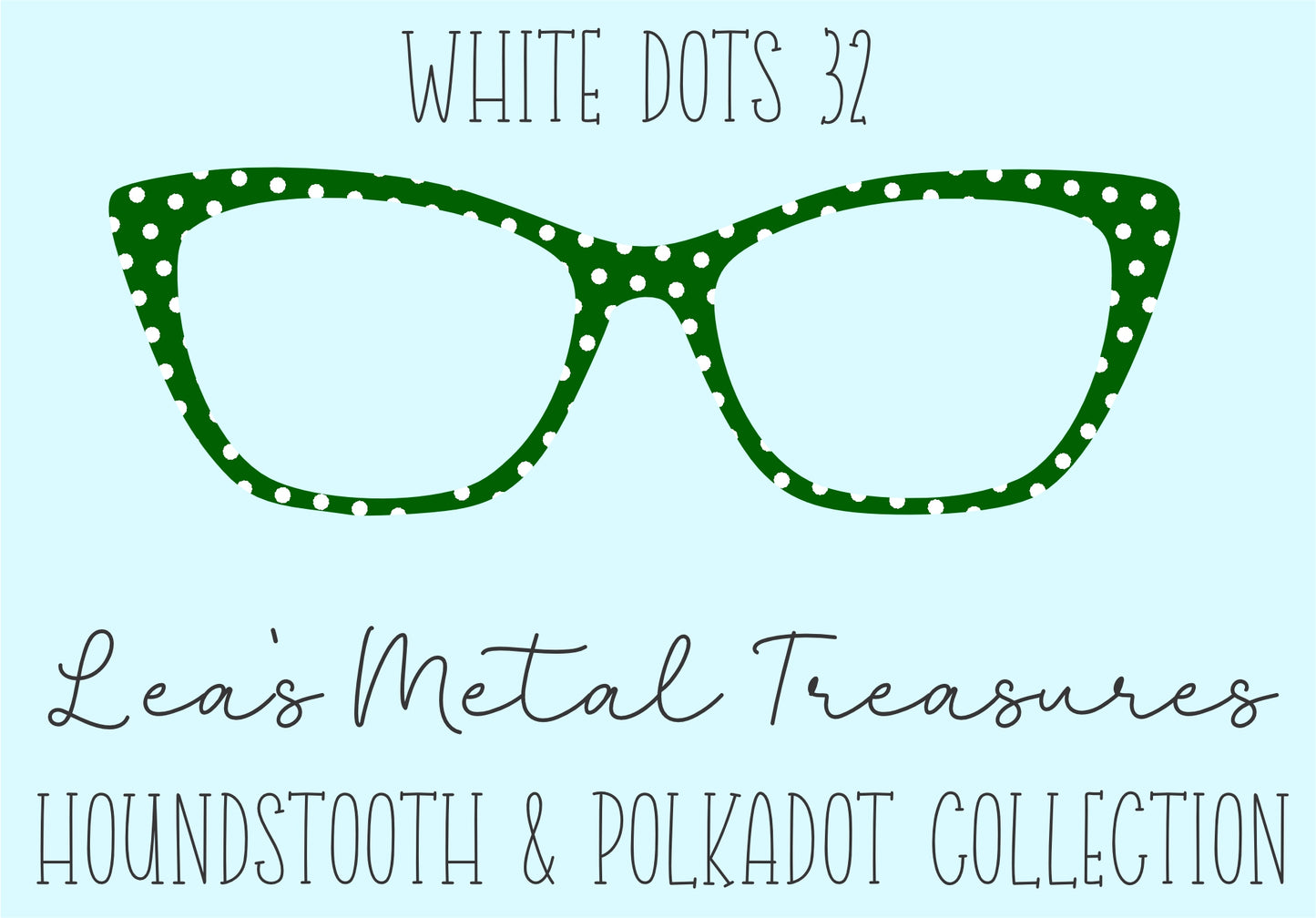 White Dots 32 • Magnetic Eyeglasses Toppers