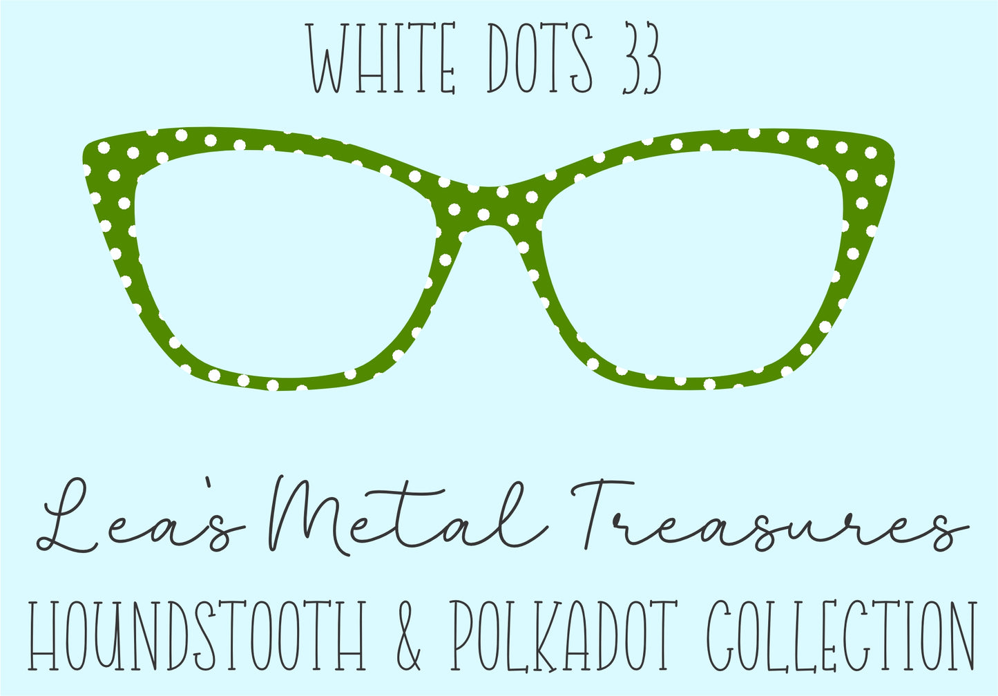 White Dots 33 • Magnetic Eyeglasses Toppers
