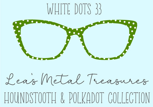White Dots 33 • Magnetic Eyeglasses Toppers