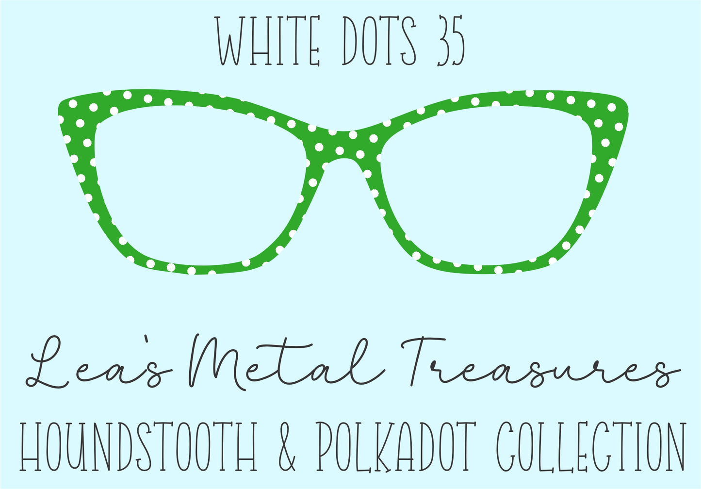White Dots 35 • Magnetic Eyeglasses Toppers