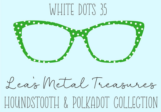 White Dots 35 • Magnetic Eyeglasses Toppers