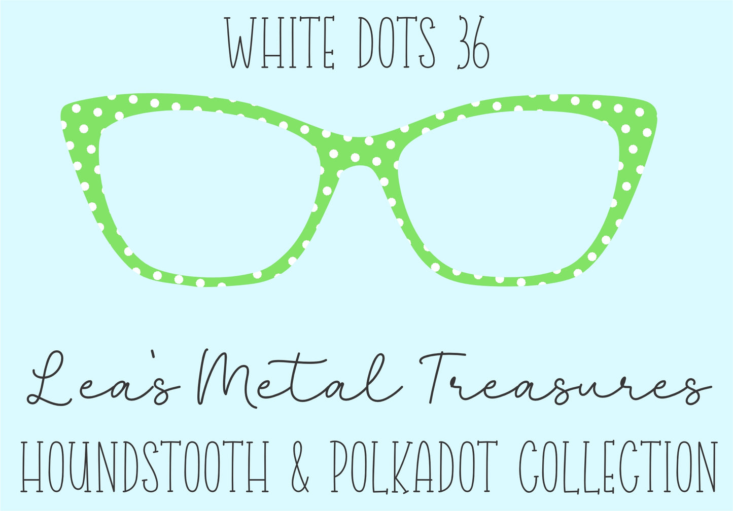 White Dots 36 • Magnetic Eyeglasses Toppers