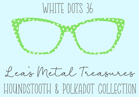 White Dots 36 • Magnetic Eyeglasses Toppers