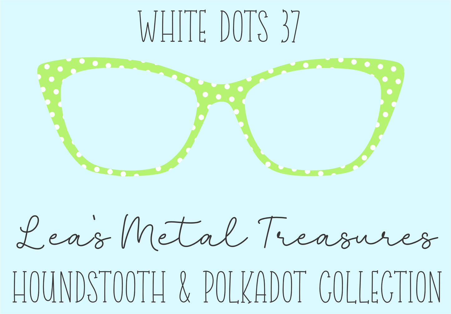 White Dots 37 • Magnetic Eyeglasses Toppers