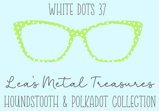 White Dots 37 • Magnetic Eyeglasses Toppers