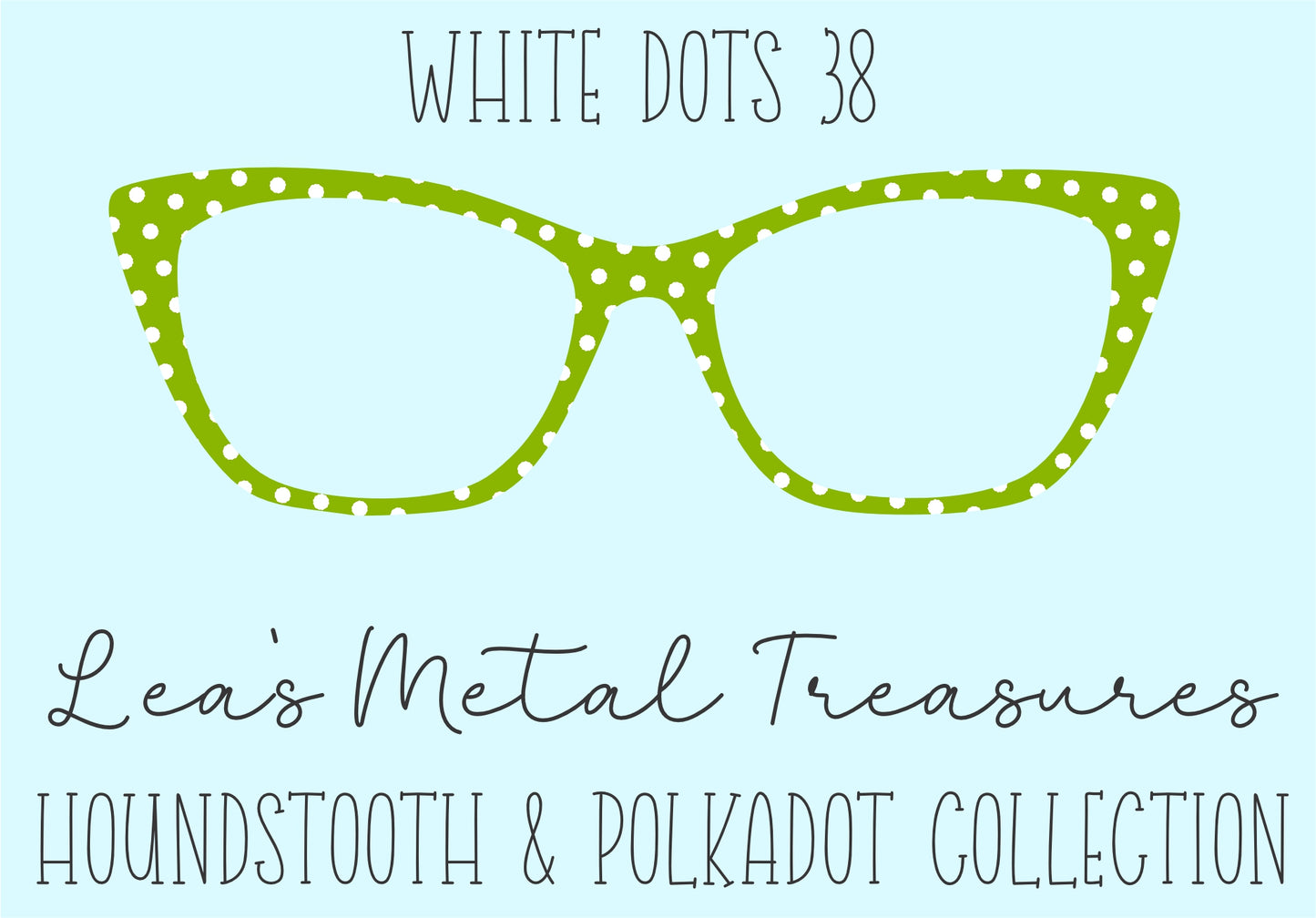 White Dots 38 • Magnetic Eyeglasses Toppers