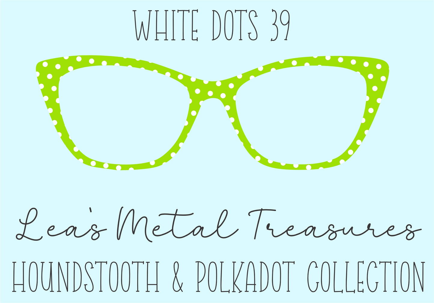 White Dots 39 • Magnetic Eyeglasses Toppers
