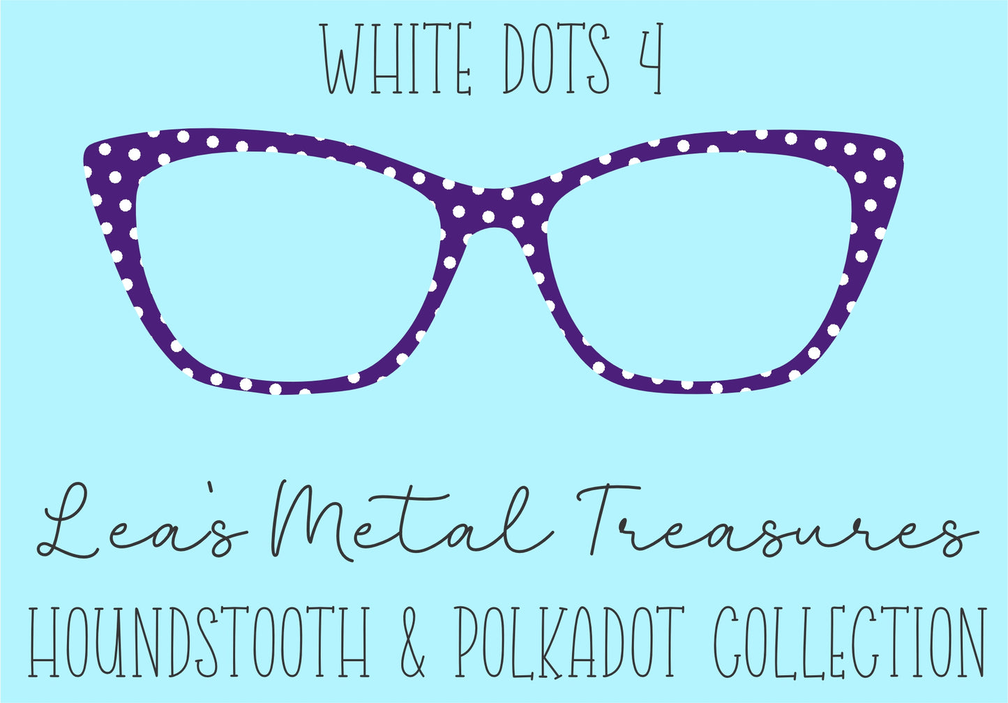 White Dots 4 • Magnetic Eyeglasses Toppers