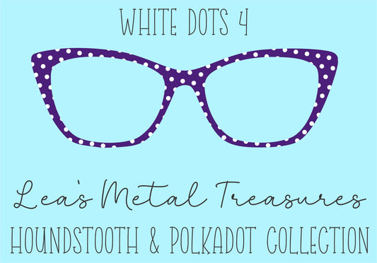 White Dots 4 • Magnetic Eyeglasses Toppers
