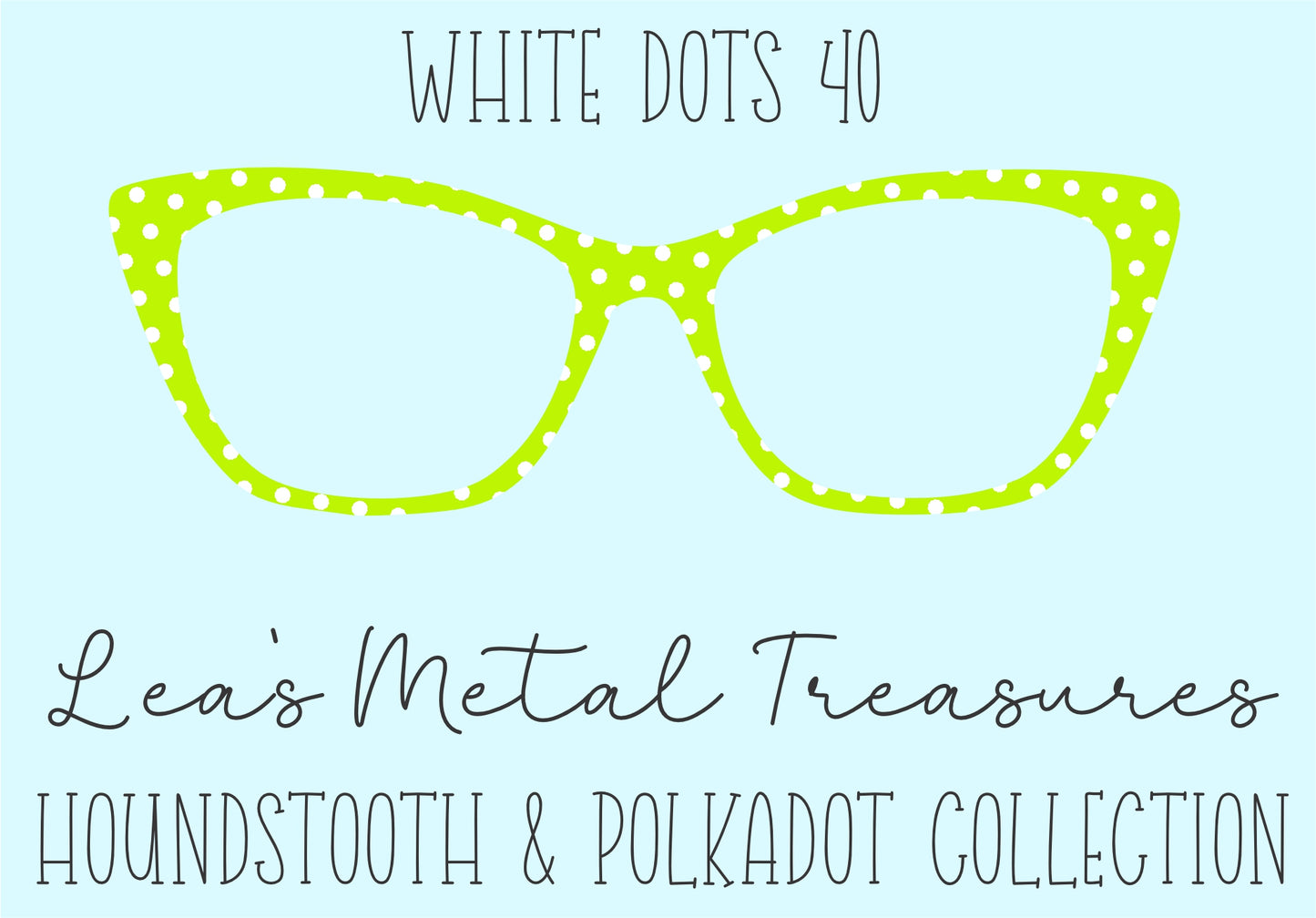 White Dots 40 • Magnetic Eyeglasses Toppers