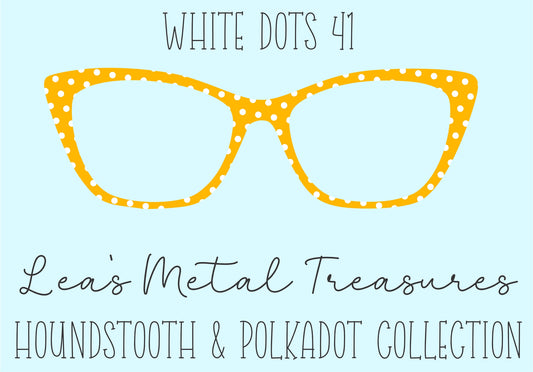 White Dots 41 • Magnetic Eyeglasses Toppers