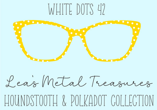 White Dots 42 • Magnetic Eyeglasses Toppers