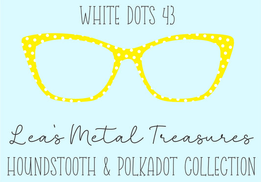 White Dots 43 • Magnetic Eyeglasses Toppers