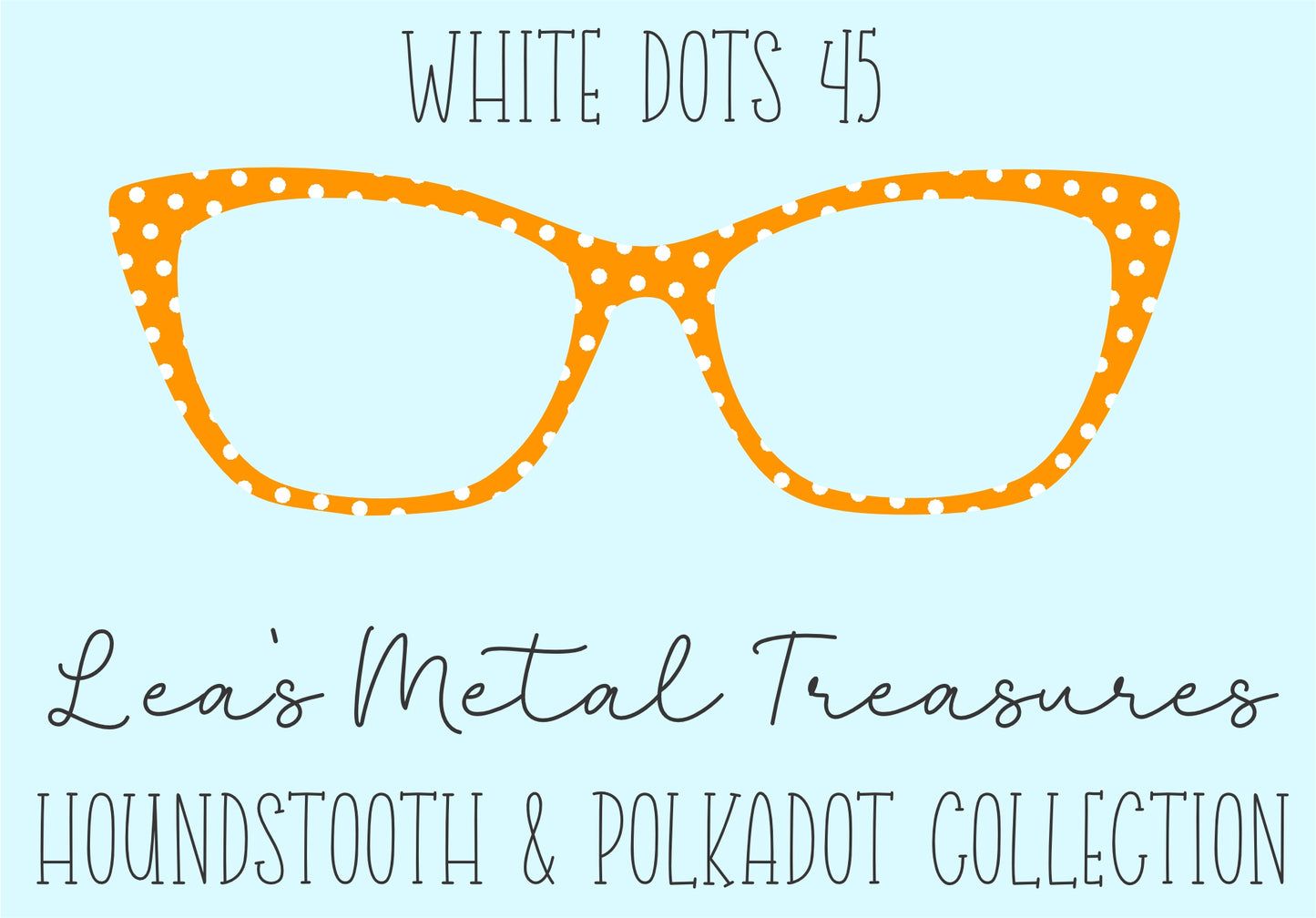 White Dots 45 • Magnetic Eyeglasses Toppers