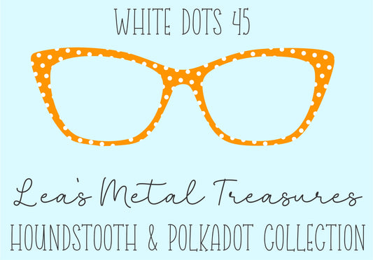 White Dots 45 • Magnetic Eyeglasses Toppers
