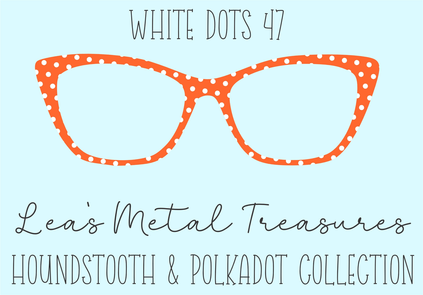White Dots 47 • Magnetic Eyeglasses Toppers