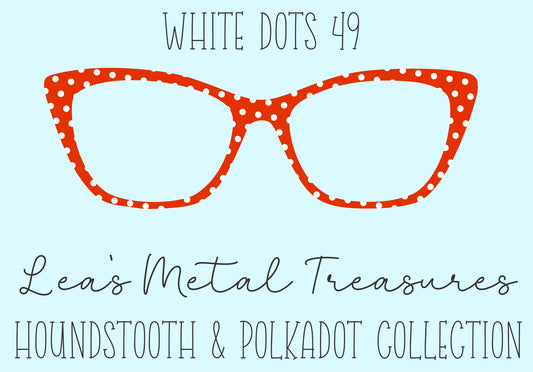 White Dots 49 • Magnetic Eyeglasses Toppers