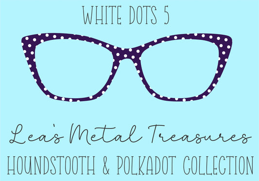 White Dots 5 • Magnetic Eyeglasses Toppers