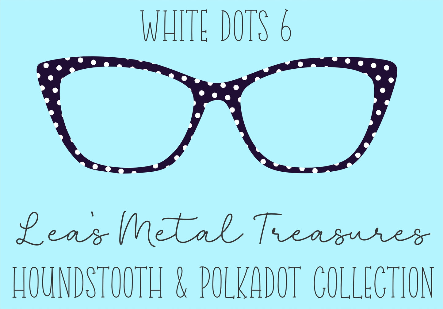 White Dots 6 • Magnetic Eyeglasses Toppers