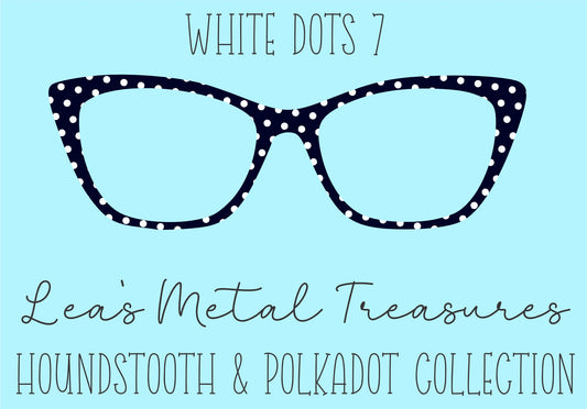White Dots 7 • Magnetic Eyeglasses Toppers