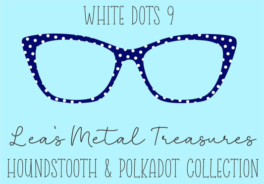 White Dots 9 • Magnetic Eyeglasses Toppers