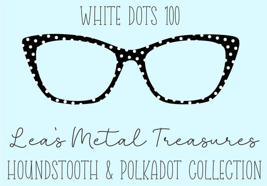 White Dots 100 • Magnetic Eyeglasses Toppers