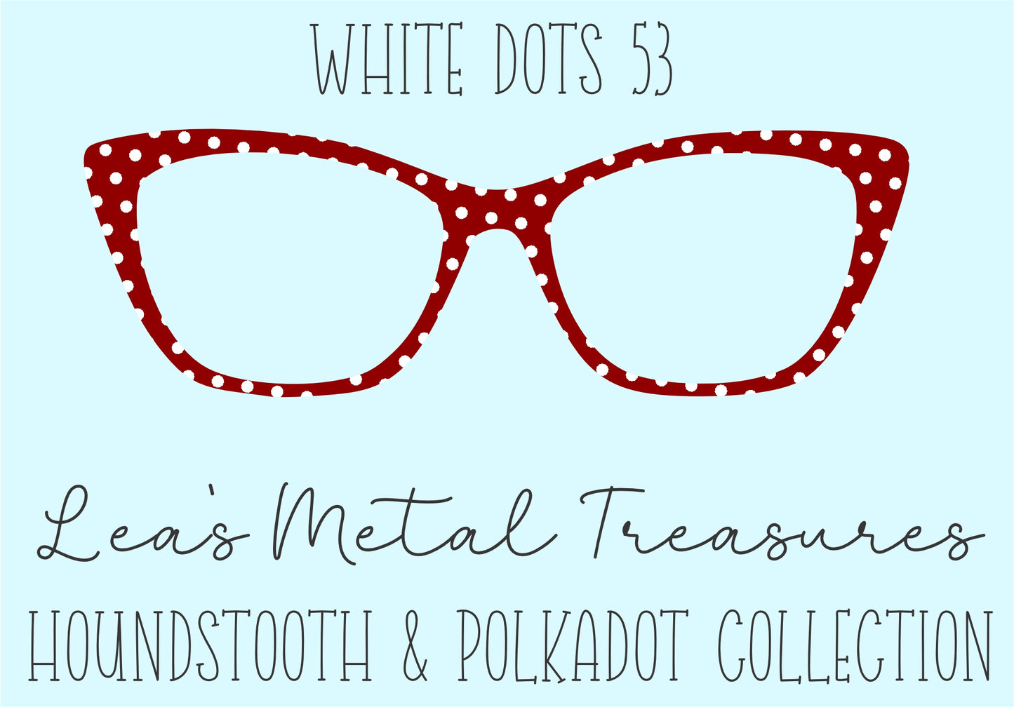 White Dots 53 • Magnetic Eyeglasses Toppers