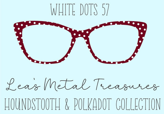 White Dots 57 • Magnetic Eyeglasses Toppers