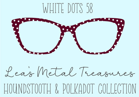 White Dots 58 • Magnetic Eyeglasses Toppers