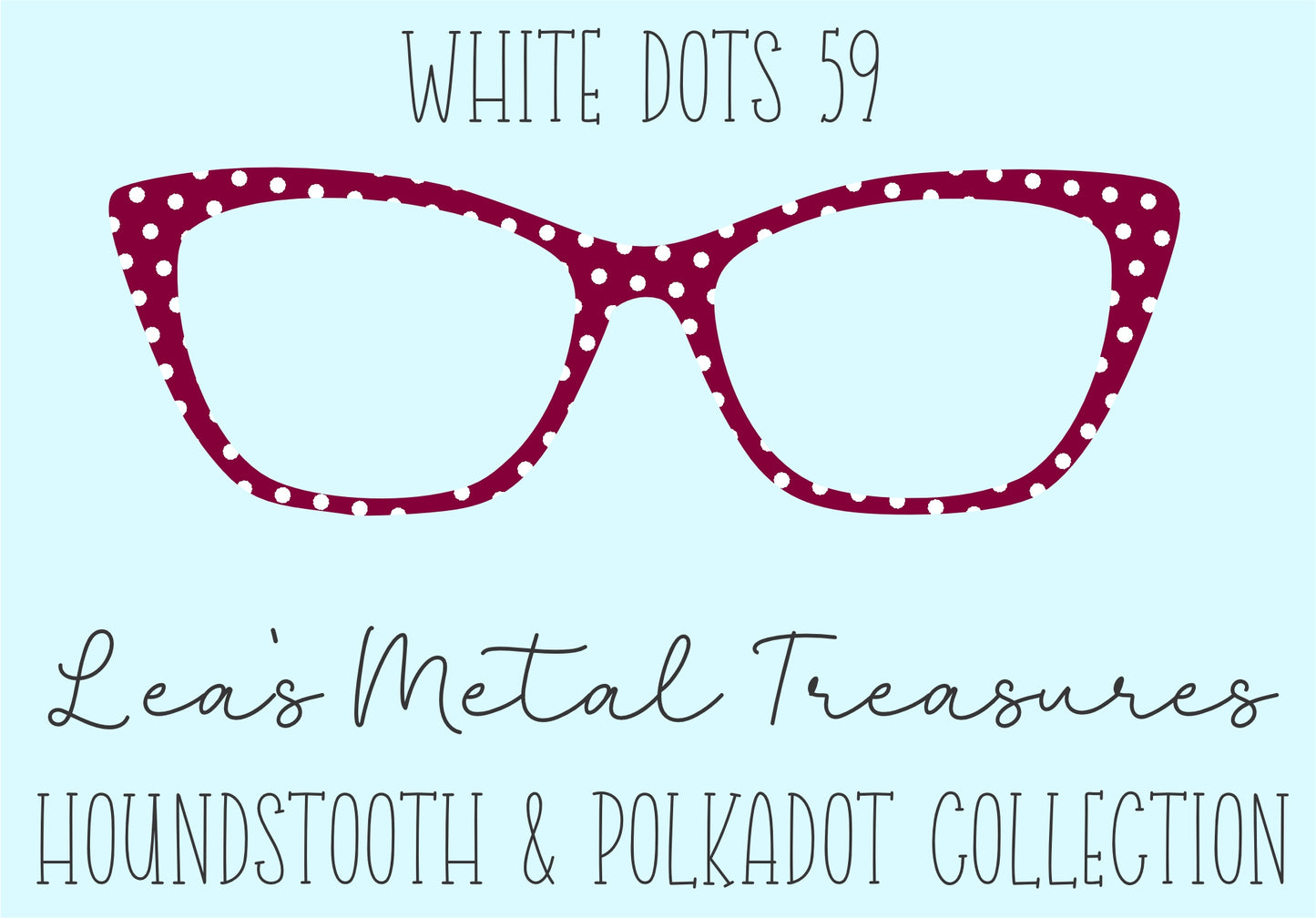 White Dots 59 • Magnetic Eyeglasses Toppers