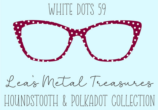 White Dots 59 • Magnetic Eyeglasses Toppers