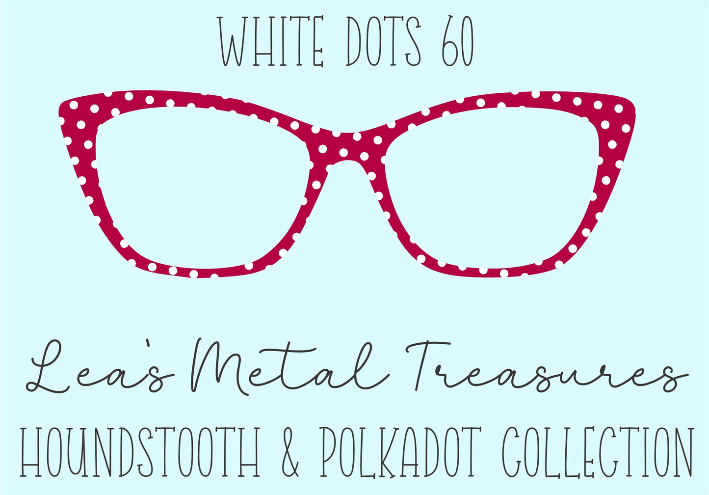 White Dots 60 • Magnetic Eyeglasses Toppers