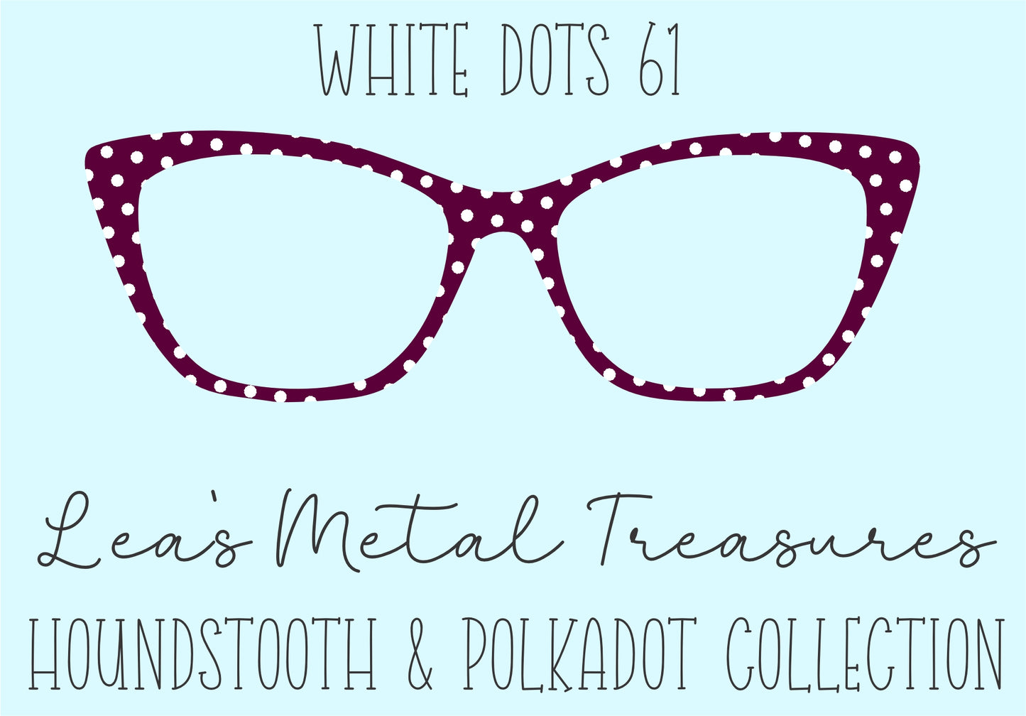 White Dots 61 • Magnetic Eyeglasses Toppers