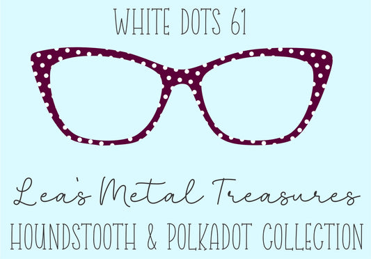 White Dots 61 • Magnetic Eyeglasses Toppers