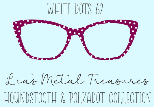 White Dots 62 • Magnetic Eyeglasses Toppers