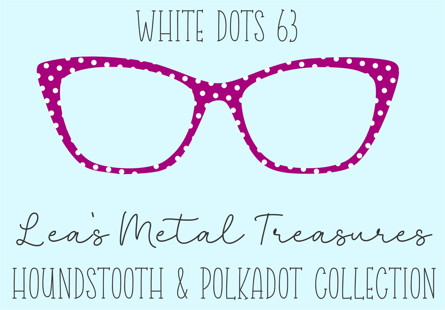 White Dots 63 • Magnetic Eyeglasses Toppers