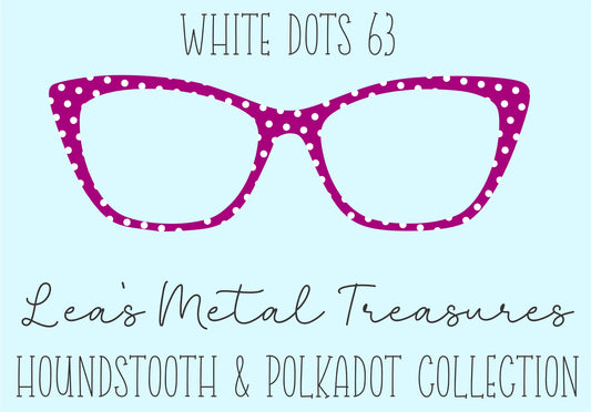 White Dots 63 • Magnetic Eyeglasses Toppers