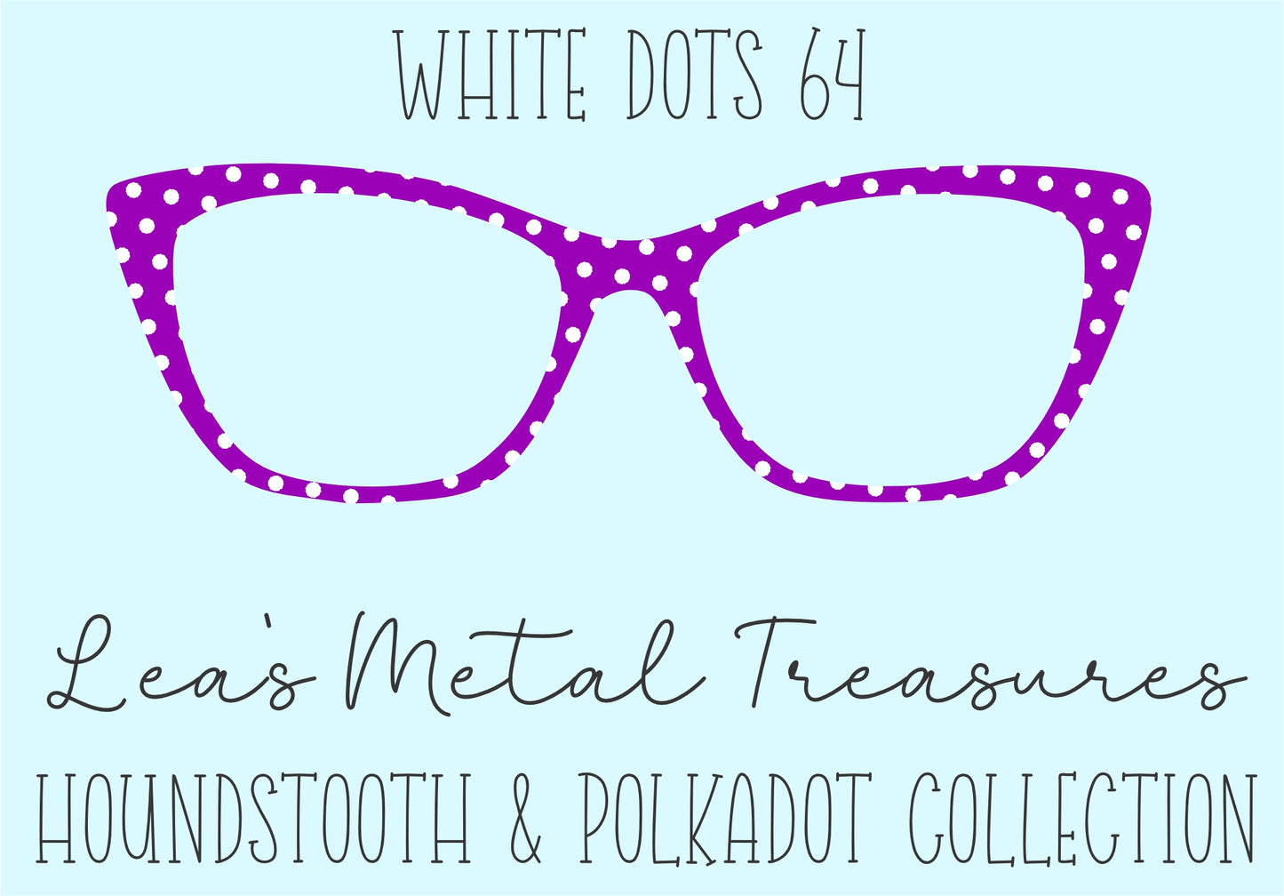 White Dots 64 • Magnetic Eyeglasses Toppers