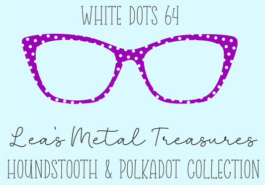 White Dots 64 • Magnetic Eyeglasses Toppers