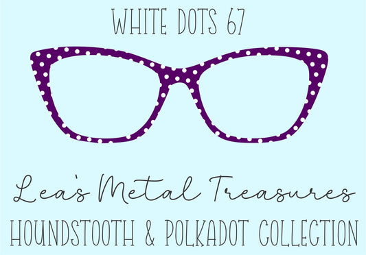 White Dots 67 • Magnetic Eyeglasses Toppers
