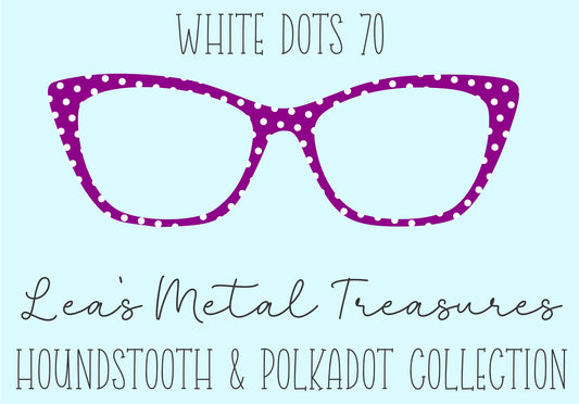 White Dots 70 • Magnetic Eyeglasses Toppers