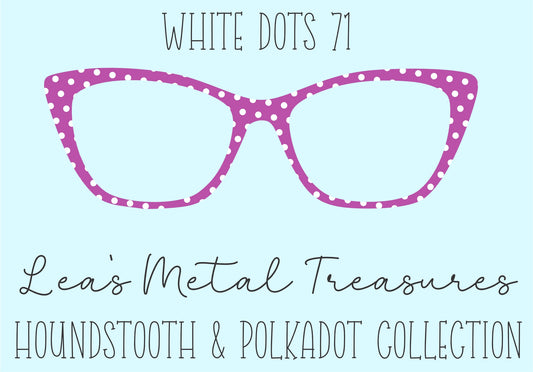 White Dots 71 • Magnetic Eyeglasses Toppers